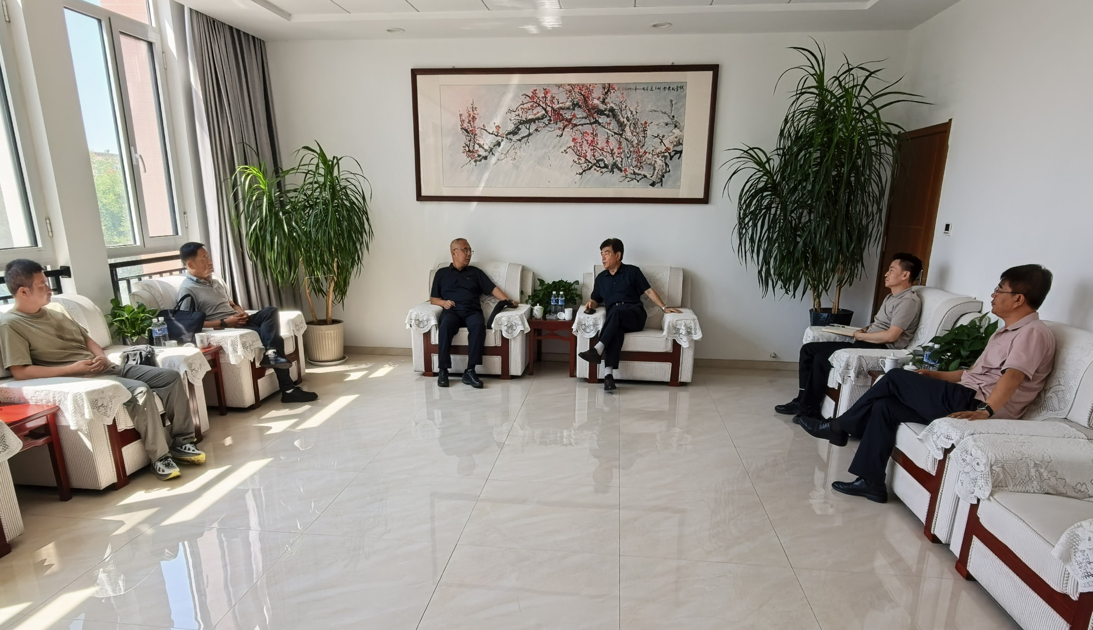 青岛市公安局到平度校区调研交流